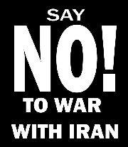 say NO to war with Iran